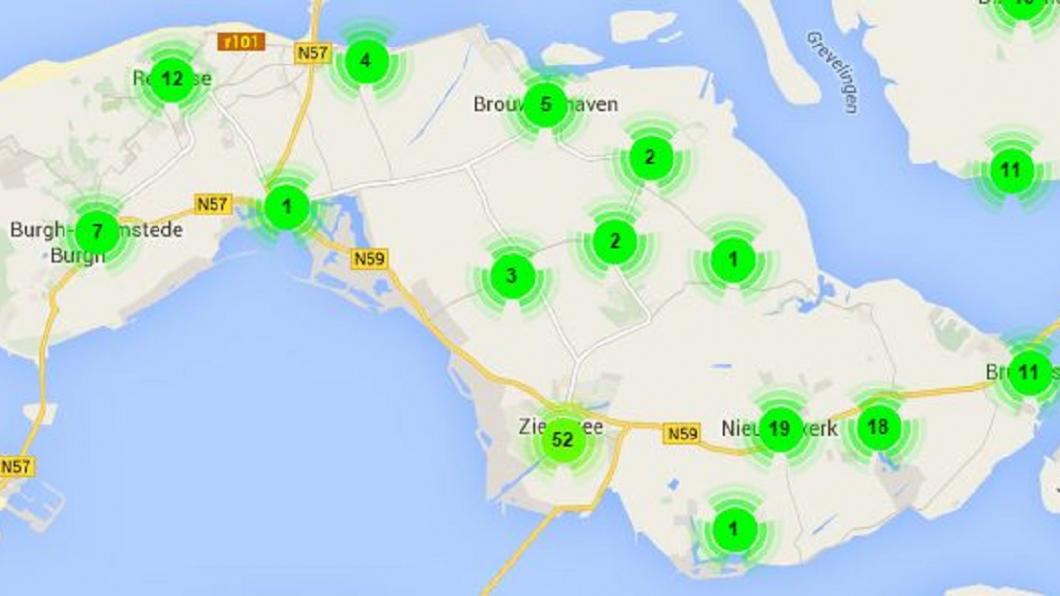 Aantal meldingen vuurwerkoverlast Schouwen-Duiveland